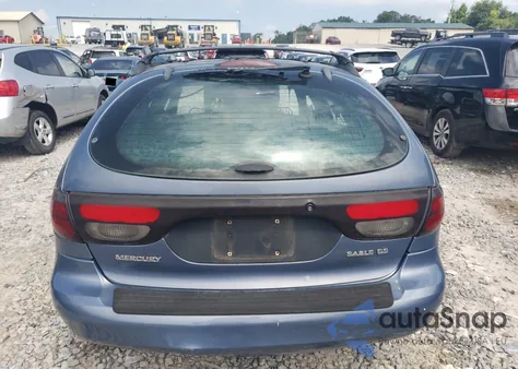 2001 Mercury Sable Gs from USA, damaged, VIN 1MEFM58U61G620958